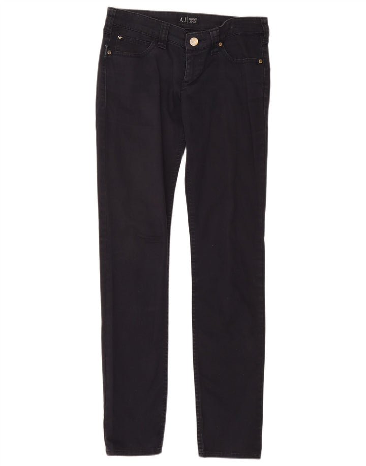 Jeans Armani Mujer Slim W27 L30 Azul Marino Algodón