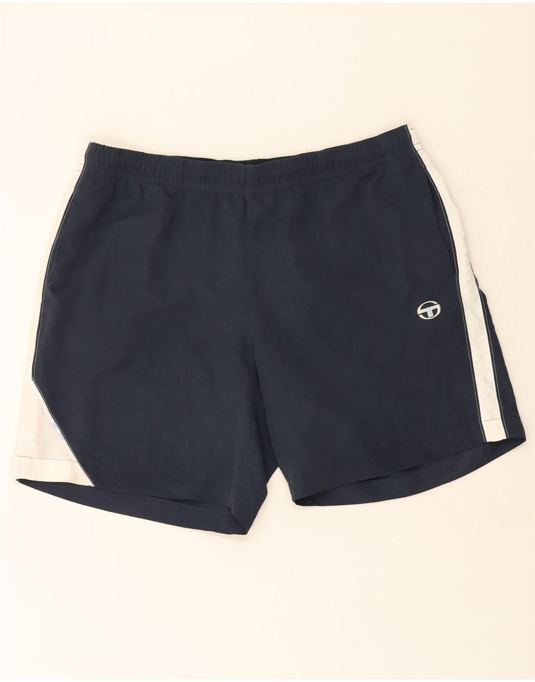 Sergio Tacchini Shorts deportivos para hombre 2XL Azul marino Colorblock Poliéster