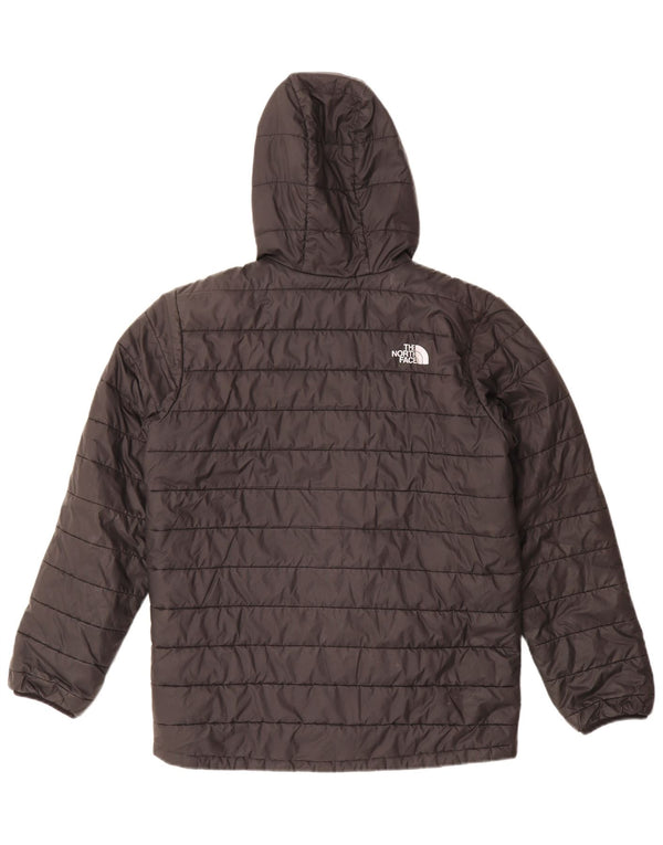 The North Face Chaqueta acolchada con capucha para niño 14-15 años XL Negro Poliéster