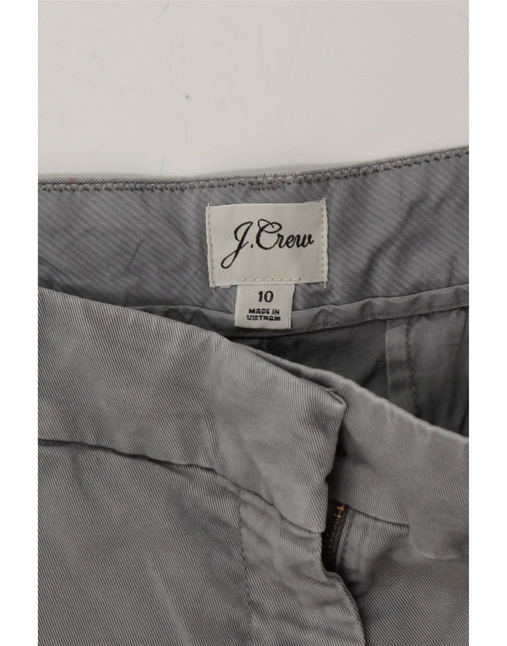 J. CREW Womens Chino Shorts US 10 Large W34  Grey Vintage J. Crew and Second-Hand J. Crew from Messina Hembry 