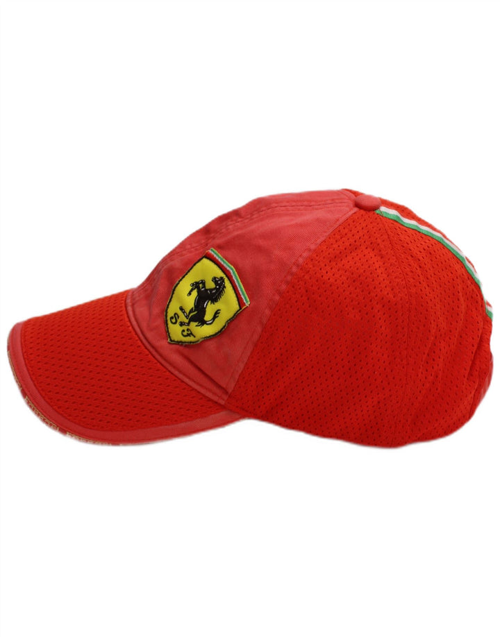 Gorra de béisbol con gráfico Ferrari de Puma para hombre, talla única, color rojo
