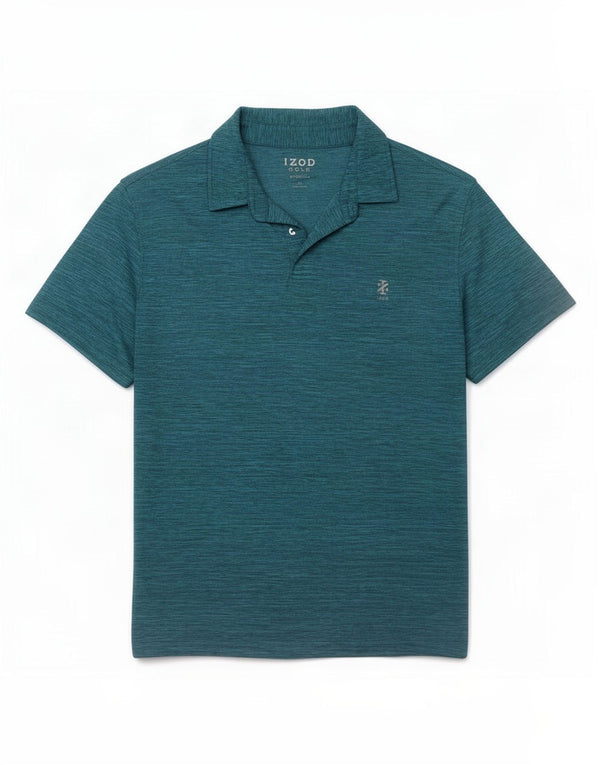 Polo Izod Hombre XL Poliéster Moteado Azul