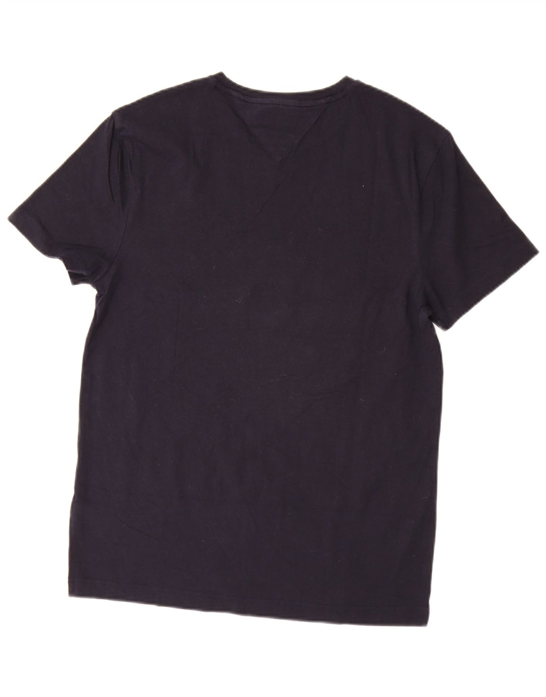 TOMMY HILFIGER Camiseta elástica ajustada para hombre Top Medium Azul marino Algodón