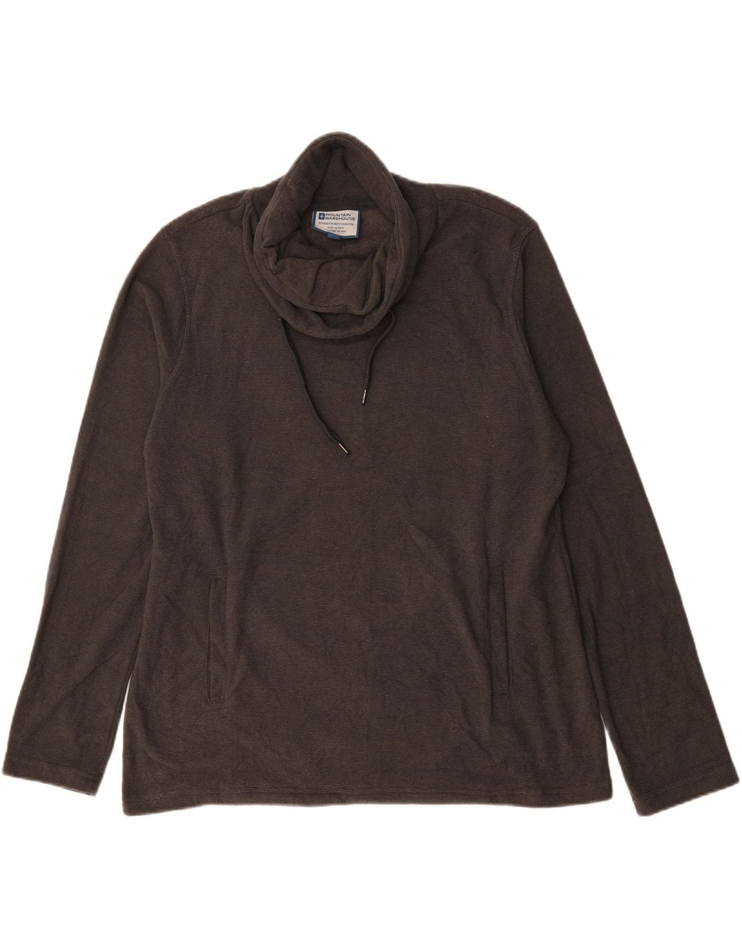 Mountain Warehouse Jersey tipo sudadera con cuello vuelto para mujer UK 40 XL Gris