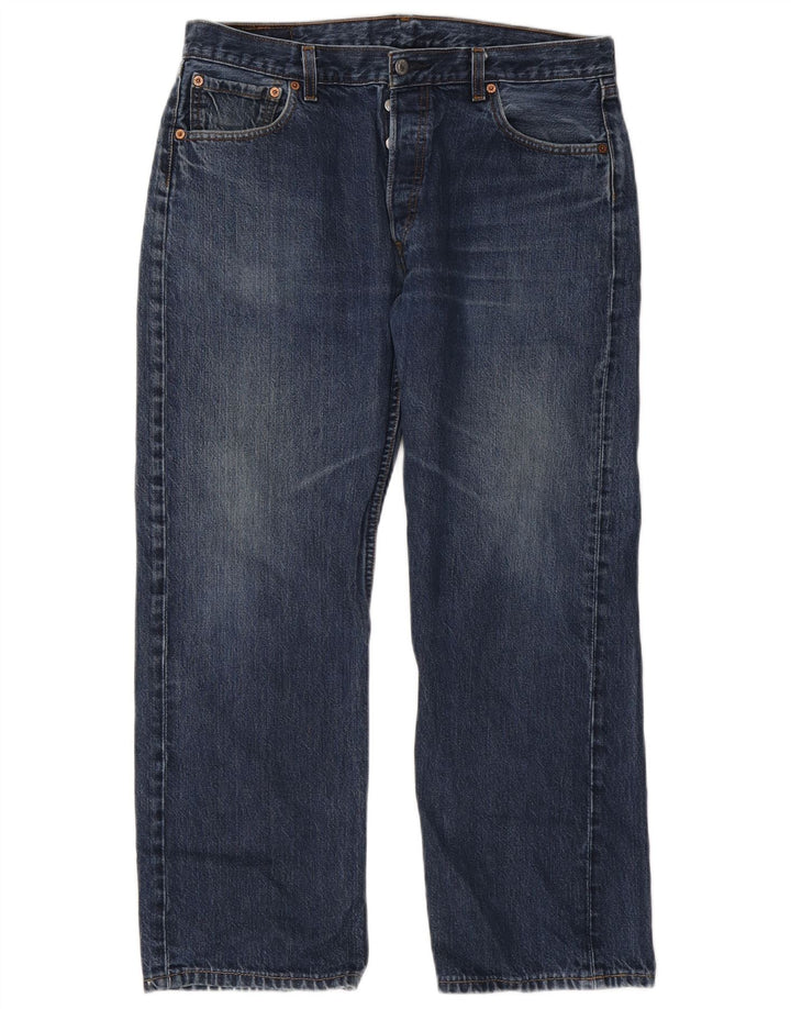 Levi's Jeans rectos 501 para hombre W36 L28 Algodón azul