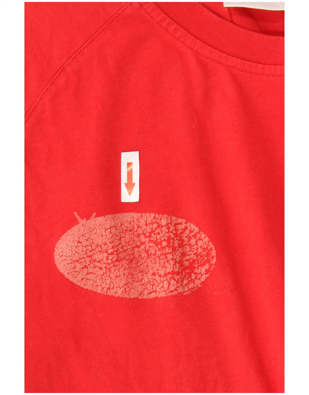 Adidas Hombre Camiseta Top Small Rojo Algodón