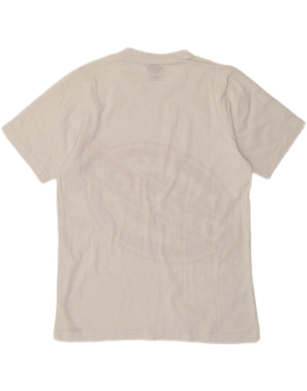 Dickies Camiseta holgada con gráfico para mujer UK 6 XS Algodón blanco