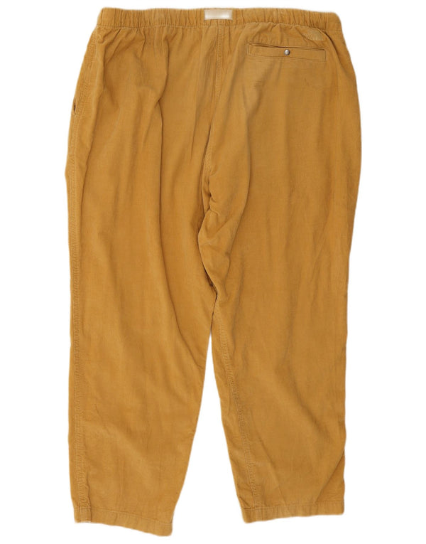 The North Face Pantalón corto de pana para hombre 2XL W40 L26 Poliéster amarillo