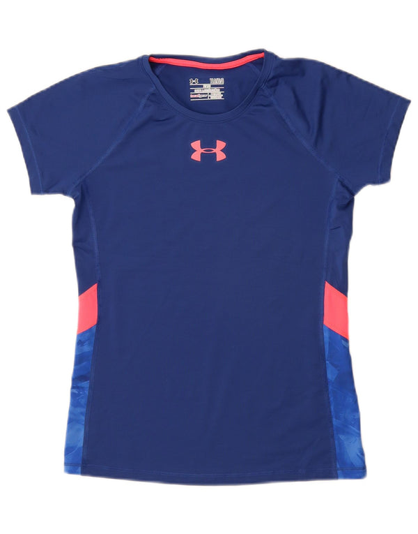 UNDER ARMOUR Camiseta ajustada para niña 11-12 años Grande Azul