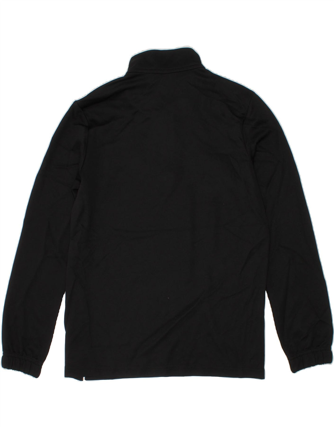 ADIDAS Boys Climalite Zip Neck Pullover Tracksuit Top 9-10 Years Black Vintage Adidas and Second-Hand Adidas from Messina Hembry 