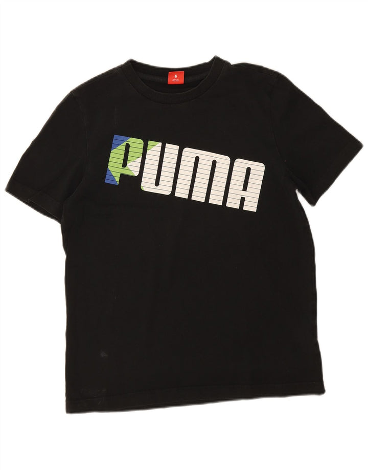 Puma Camiseta gráfica para niño Top 15-16 años Negro