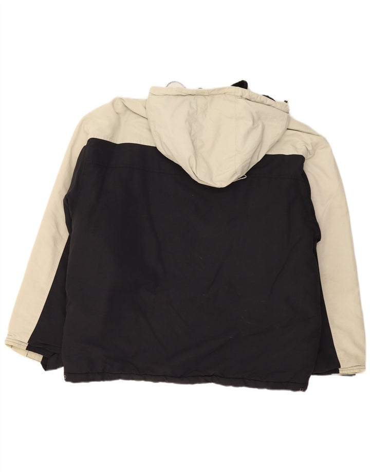 CHAMPION Chaqueta cortavientos con capucha para hombre UK 40 Large Black Colourblock