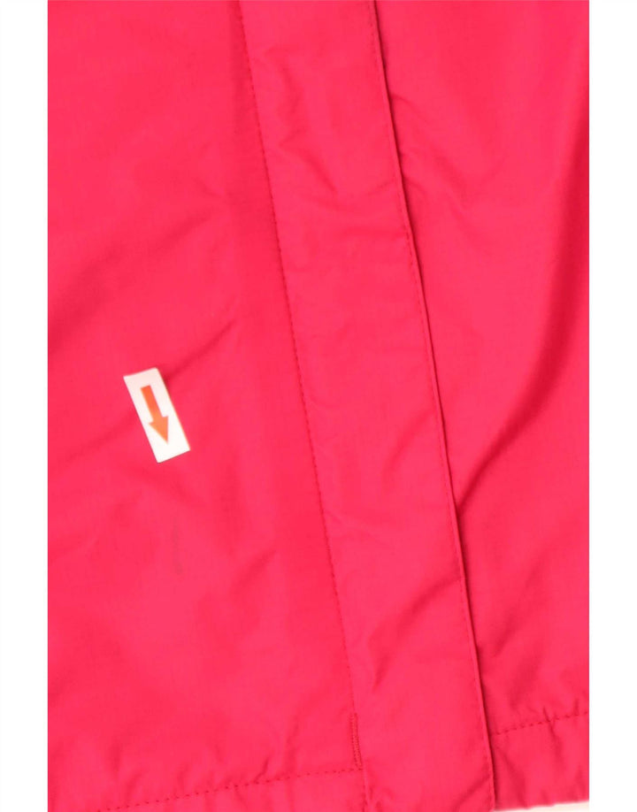 Columbia Chaqueta impermeable con capucha para mujer UK 40 Small Pink Nylon