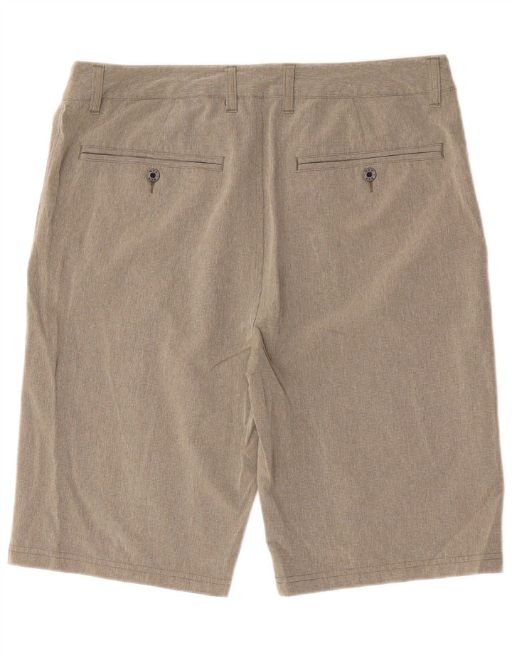BKE Pantalones cortos chinos para hombre W33 Poliéster gris medio