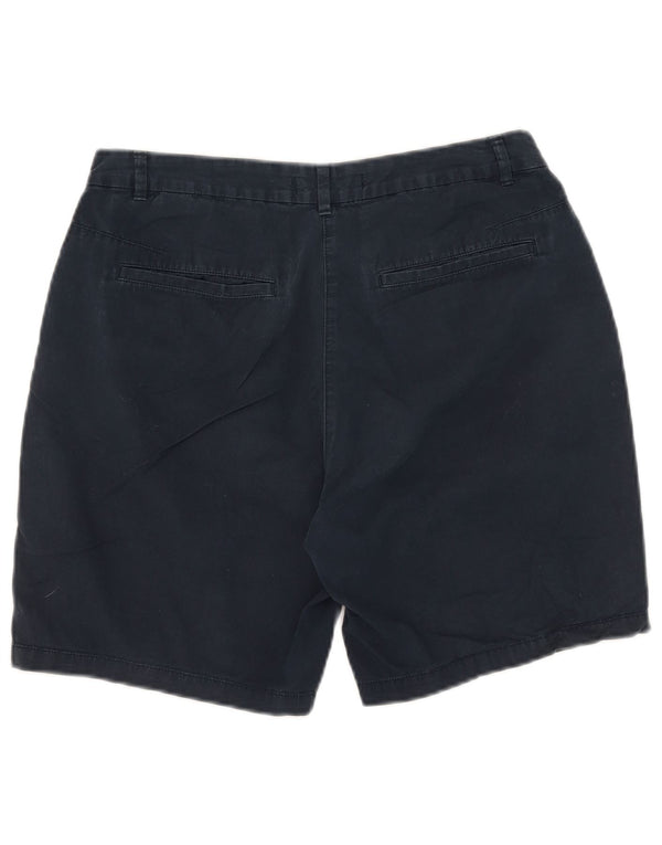 Marks & Spencer Pantalones cortos chinos para mujer UK 12 Medium W31 Algodón azul marino