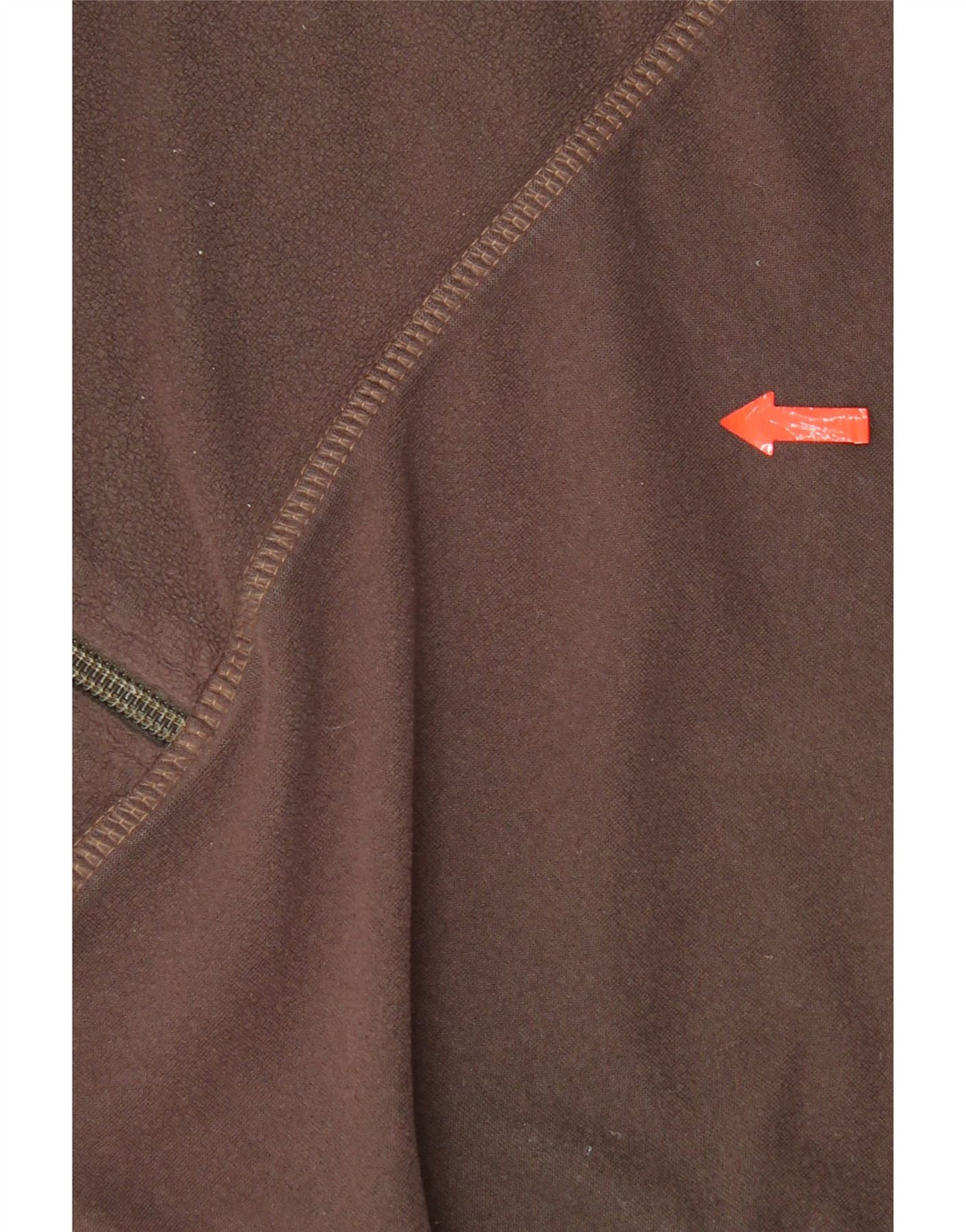 Jack Wolfskin Jersey de forro polar con cremallera completa para hombre, talla grande, marrón