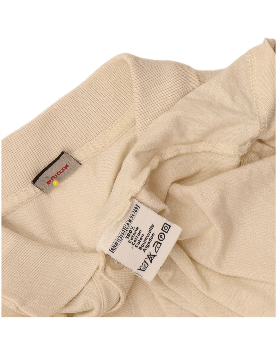 Polo Kappa Hombre Algodón Beige Medio
