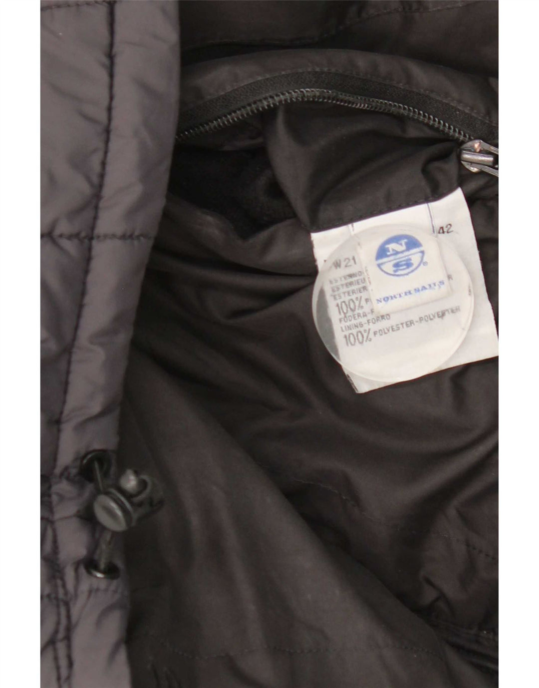 North Sails Chaqueta Acolchada Reversible con Capucha para Hombre UK 36 Small Black