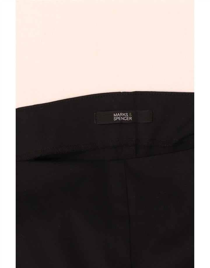 Pantalones capri para mujer Marks & Spencer W30 L21 Negro