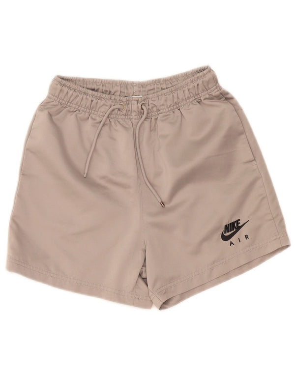 Nike - Pantalones cortos deportivos para mujer (talla 8), color gris