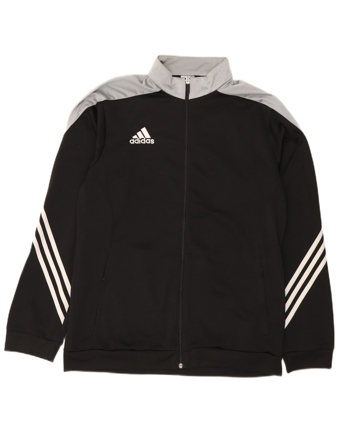 Adidas - Chándal completo para hombre, talla grande, color negro, poliéster