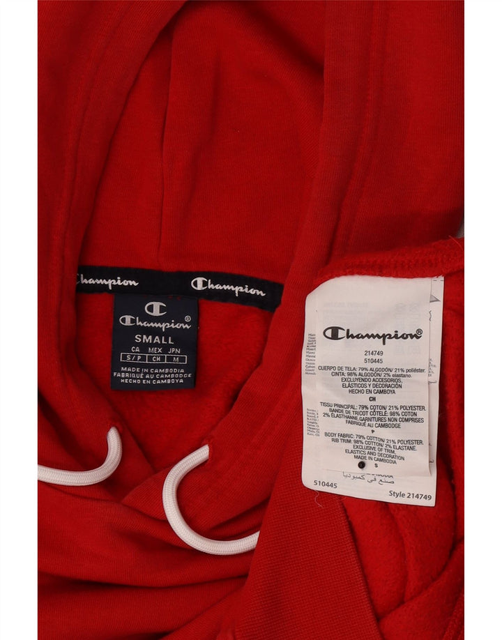Champion Sudadera Con Capucha Para Hombre Jersey Pequeño De Algodón Rojo