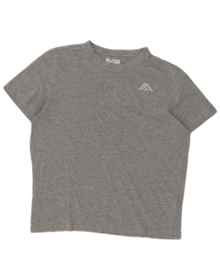 Camiseta Kappa Hombre Top Grande Gris Algodón