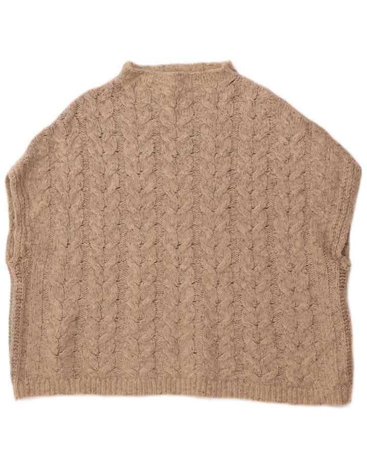 WHITE STUFF Camiseta sin mangas con cuello de tortuga extragrande para mujer UK 40 Gris grande