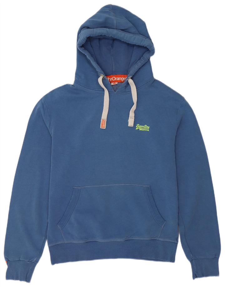 Superdry Jersey con capucha para hombre 2XL Algodón azul