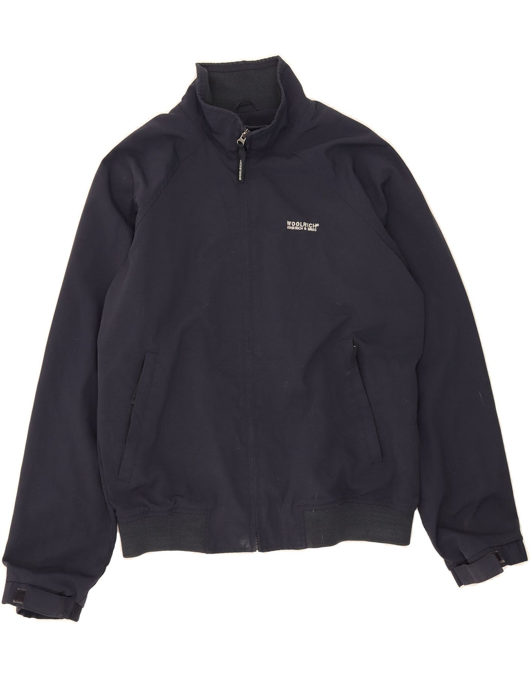 WOOLRICH Mens Windbreaker Jacket UK 42 XL Navy Blue Vintage Woolrich and Second-Hand Woolrich from Messina Hembry 