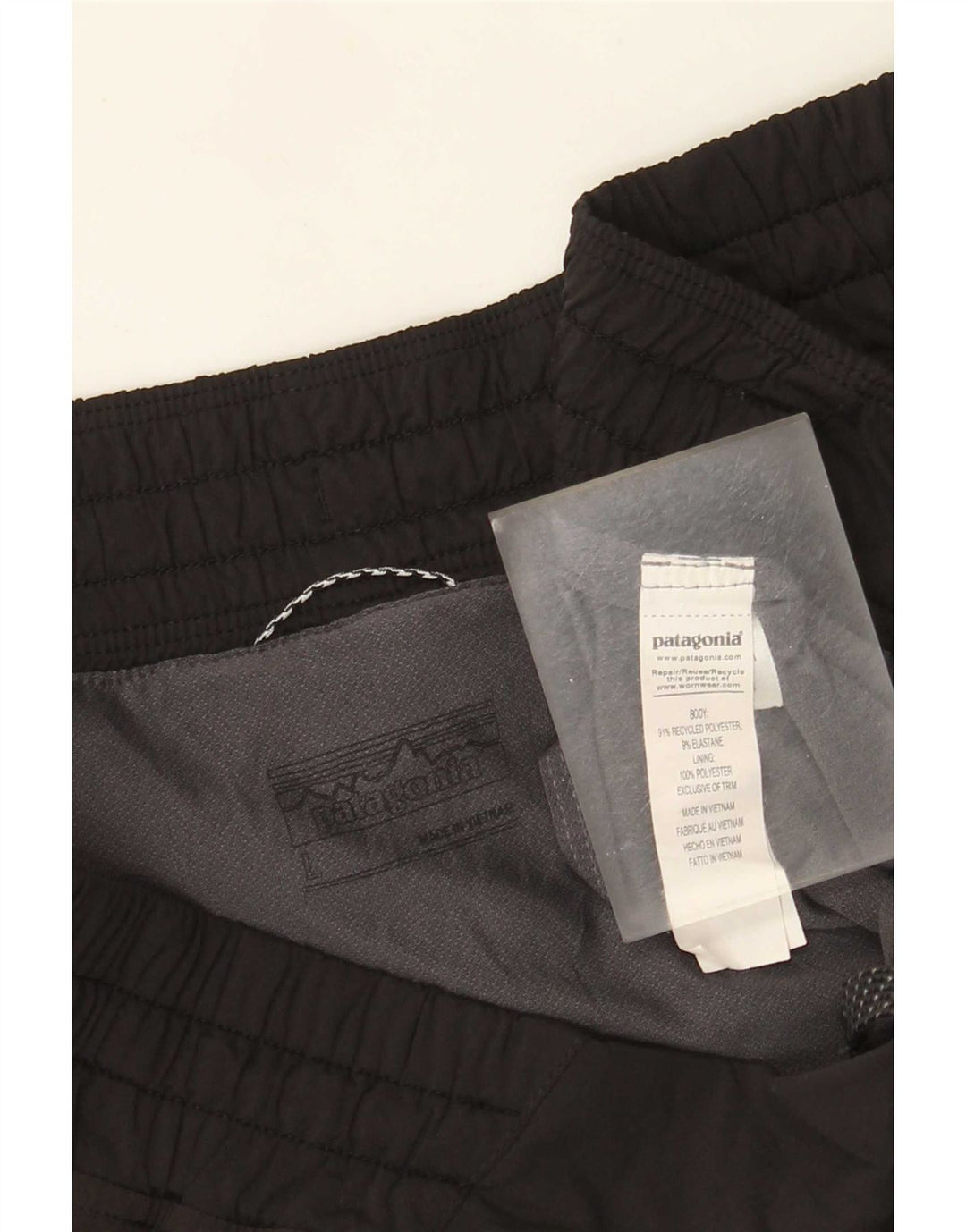 Pantalones cortos deportivos Patagonia para mujer UK 46 Large Poliéster negro