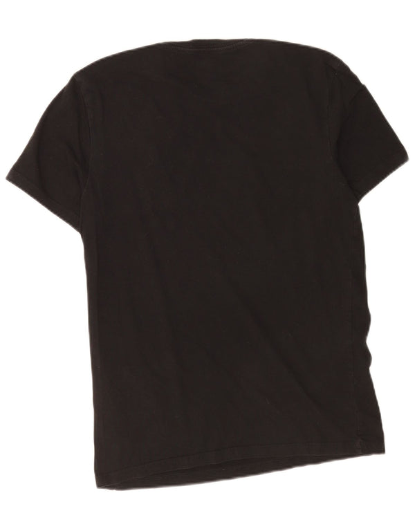 Levi's Camiseta ajustada para hombre Top mediano de algodón negro