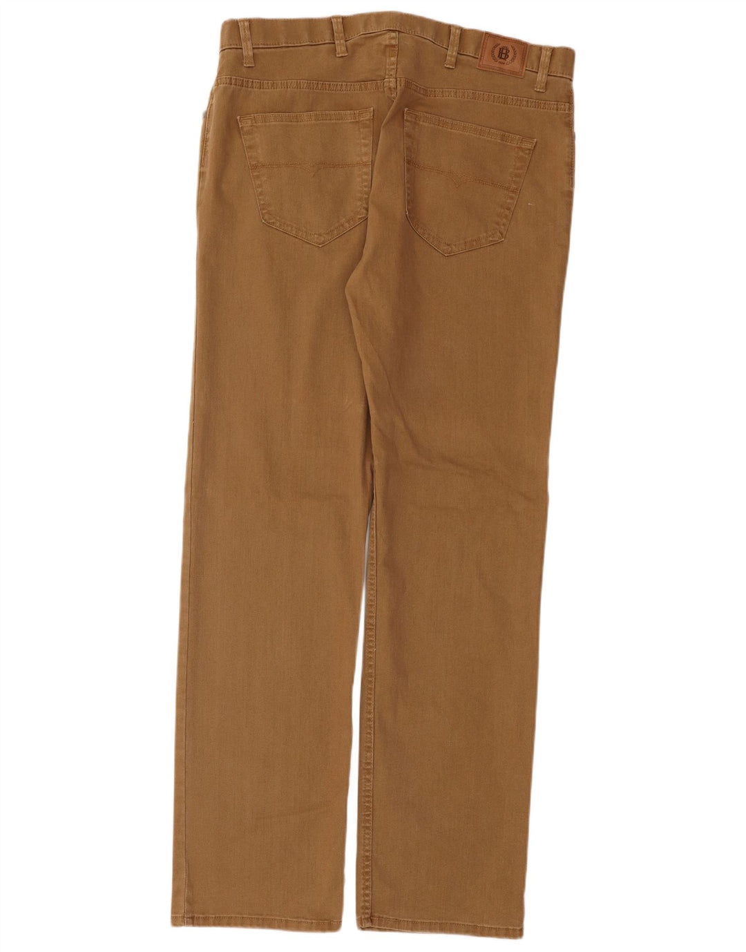 Marks & Spencer Vaqueros rectos para hombre W38 L33 Algodón marrón