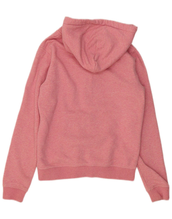 Jack Wills Suéter con capucha y cremallera extragrande para mujer UK 8 Small Pink Moteado