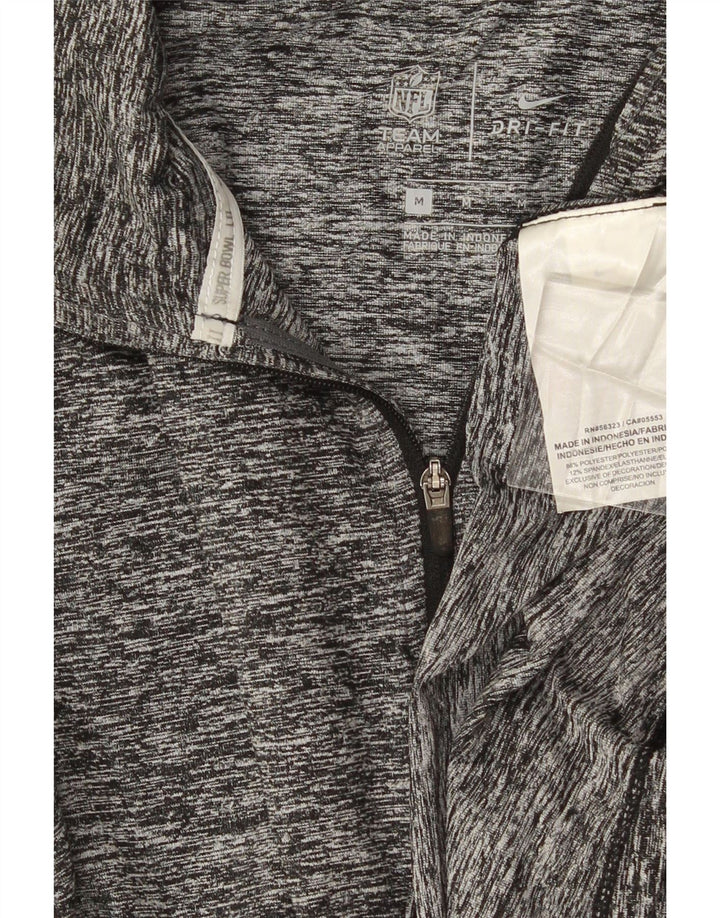 NIKE Hombre Super Bowl Lii Graphic Pullover Chándal Top Gris Medio