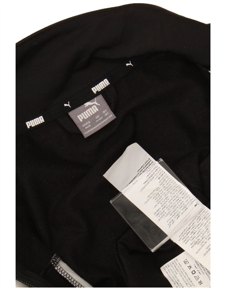 PUMA Chaqueta de chándal para niño 11-12 años Poliéster color negro
