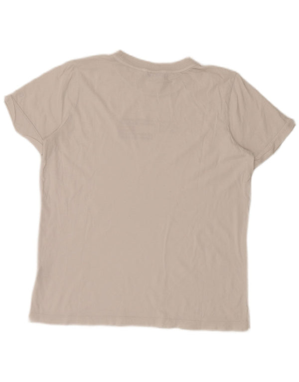 Tommy Hilfiger Camiseta gráfica para mujer Top UK 14 Medium White