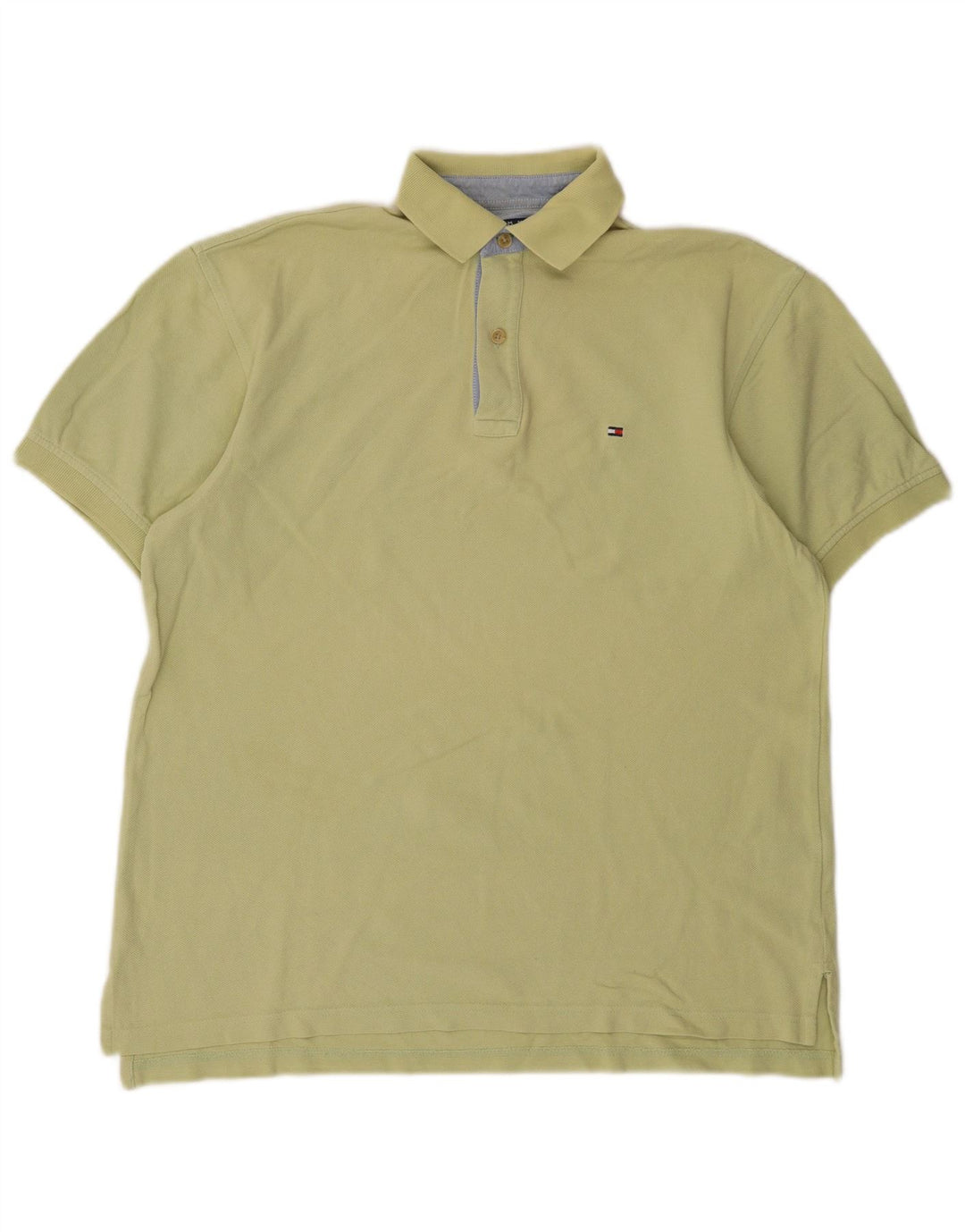 Polo Tommy Hilfiger Hombre Pequeño Algodón Caqui