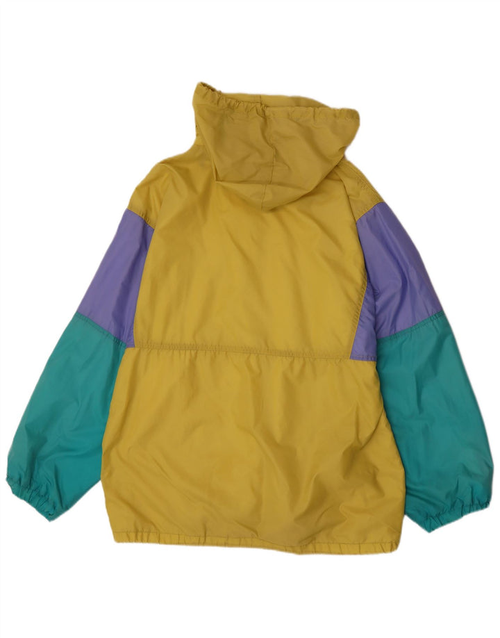 Marcel Clair Chaqueta impermeable con capucha para hombre EU 46 Small Multicolor Colorblock