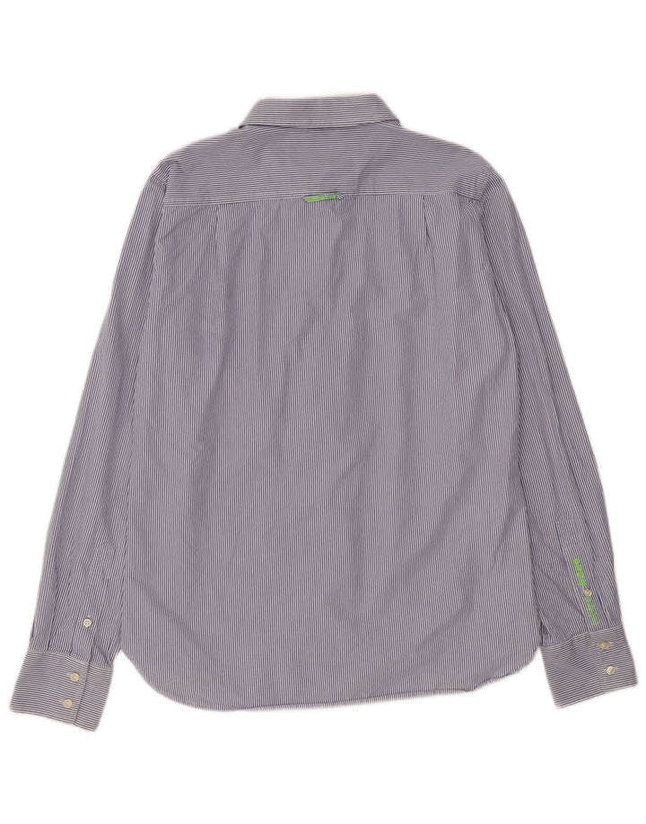 Camisa Superdry Para Hombre Grande Azul Marino Con Rayas Pintadas