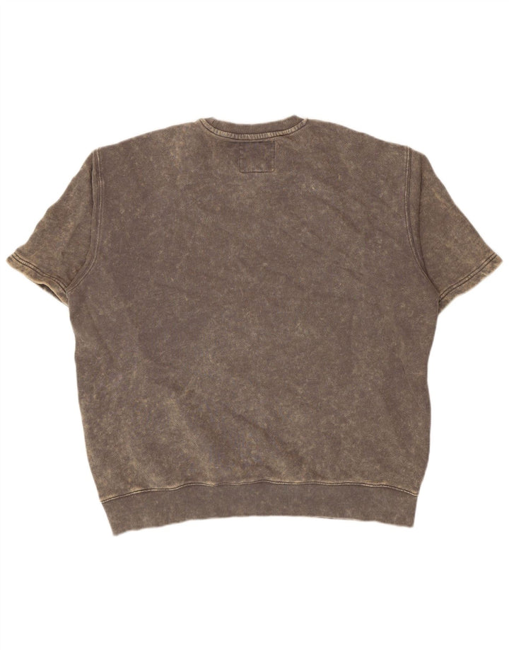 G-Star Hombre Camiseta Top Grande Gris Algodón