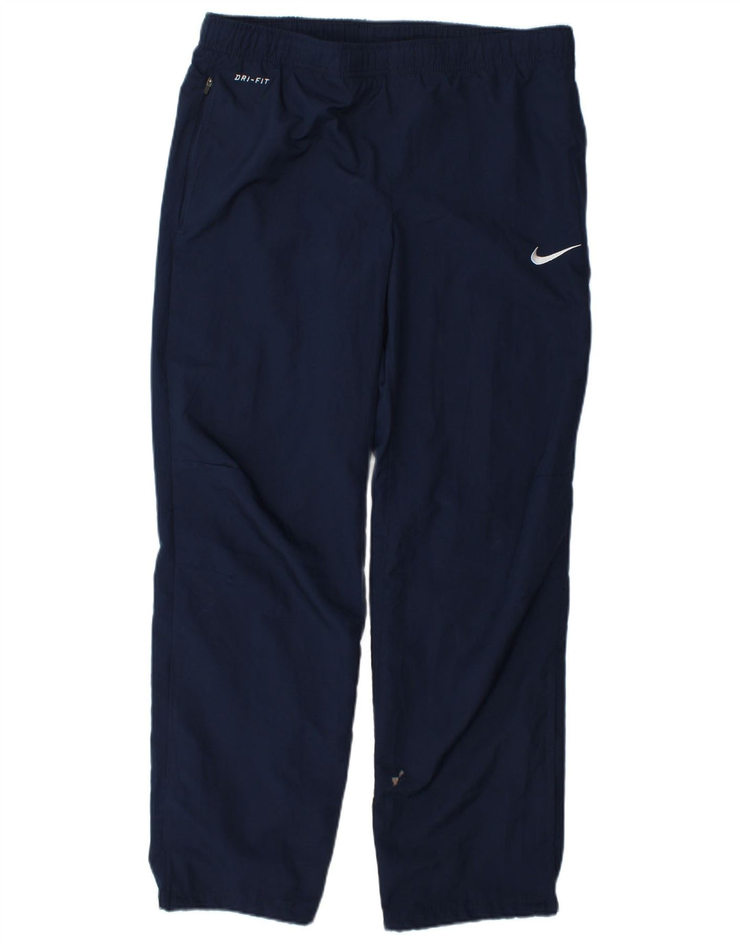 Nike Dri Fit - Pantalón de chándal para hombre, talla pequeña, poliéster, color azul marino