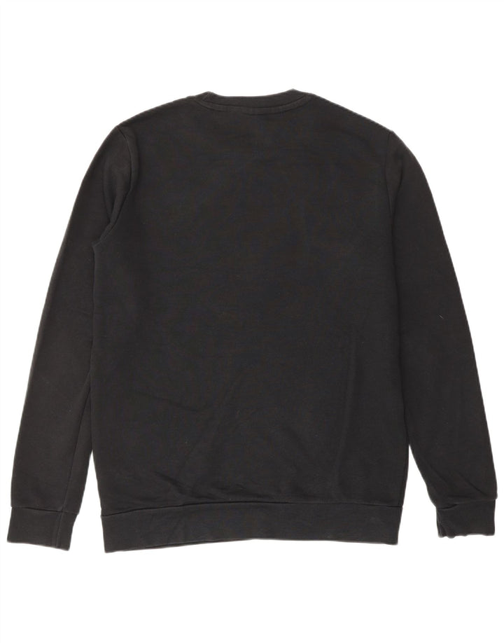 ADIDAS Sudadera gráfica para hombre Jersey Pequeño Algodón negro