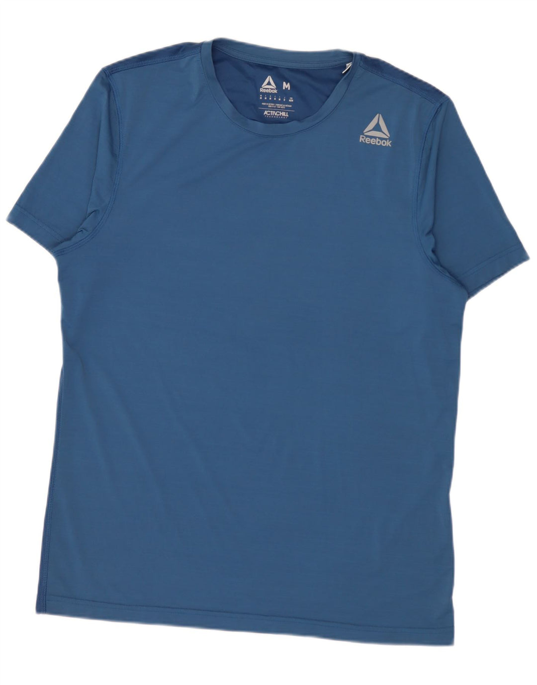 Camiseta Reebok Hombre Top Medium Azul Nylon