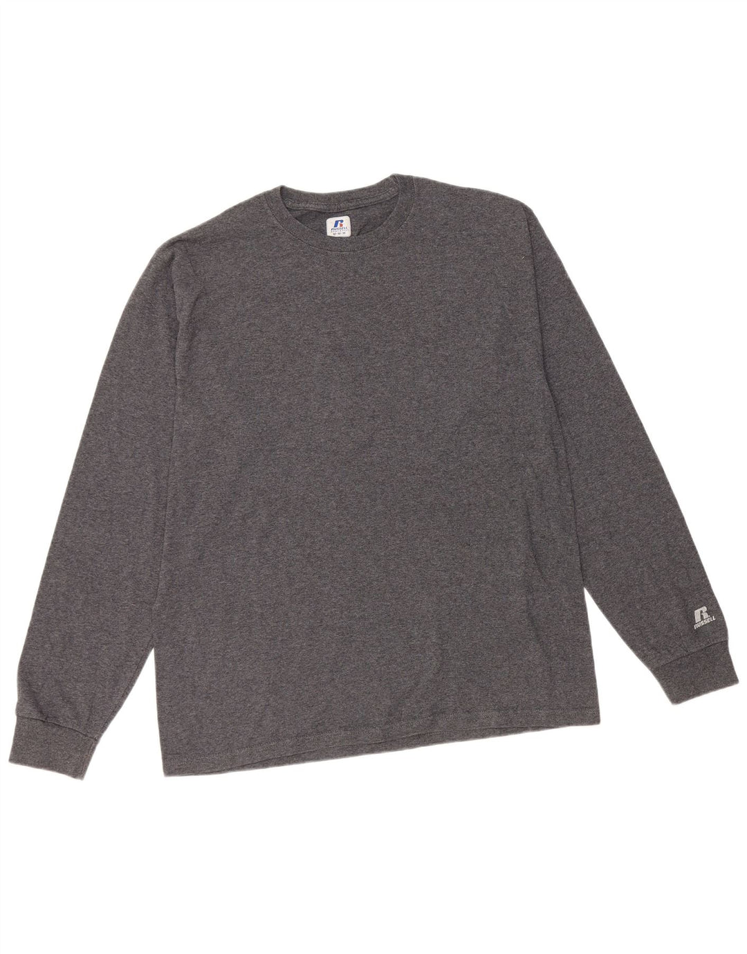 Camiseta Russell Athletic Hombre Manga Larga Gris Medio