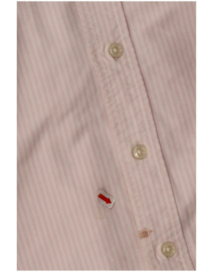 GANT Camisa Regular Fit XL De Algodón Con Rayas Pintadas Rosa Hombre