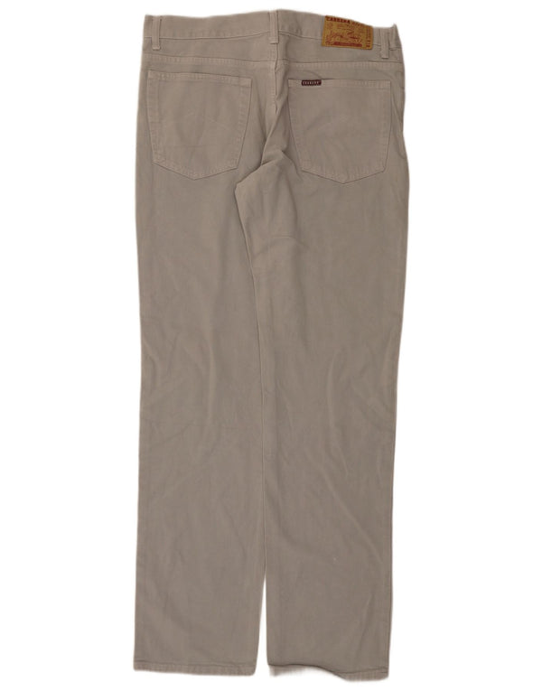 Carrera Mens 700 pantalones casuales rectos IT 52 XL W36 L33 algodón gris