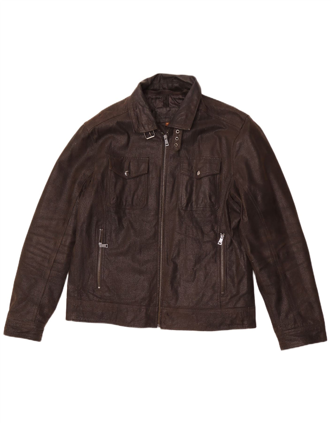 CONBIPEL Chaqueta de cuero para hombre IT 54 XL Marrón