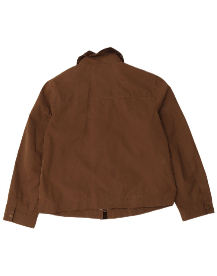 Chaqueta utilitaria extragrande para mujer Joules UK 10 Small Marrón Colorblock