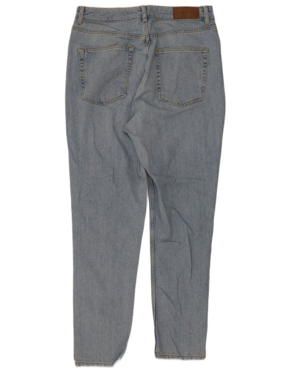Vaqueros Mom Tapered Mujer Topshop W34 L29 Algodón Azul